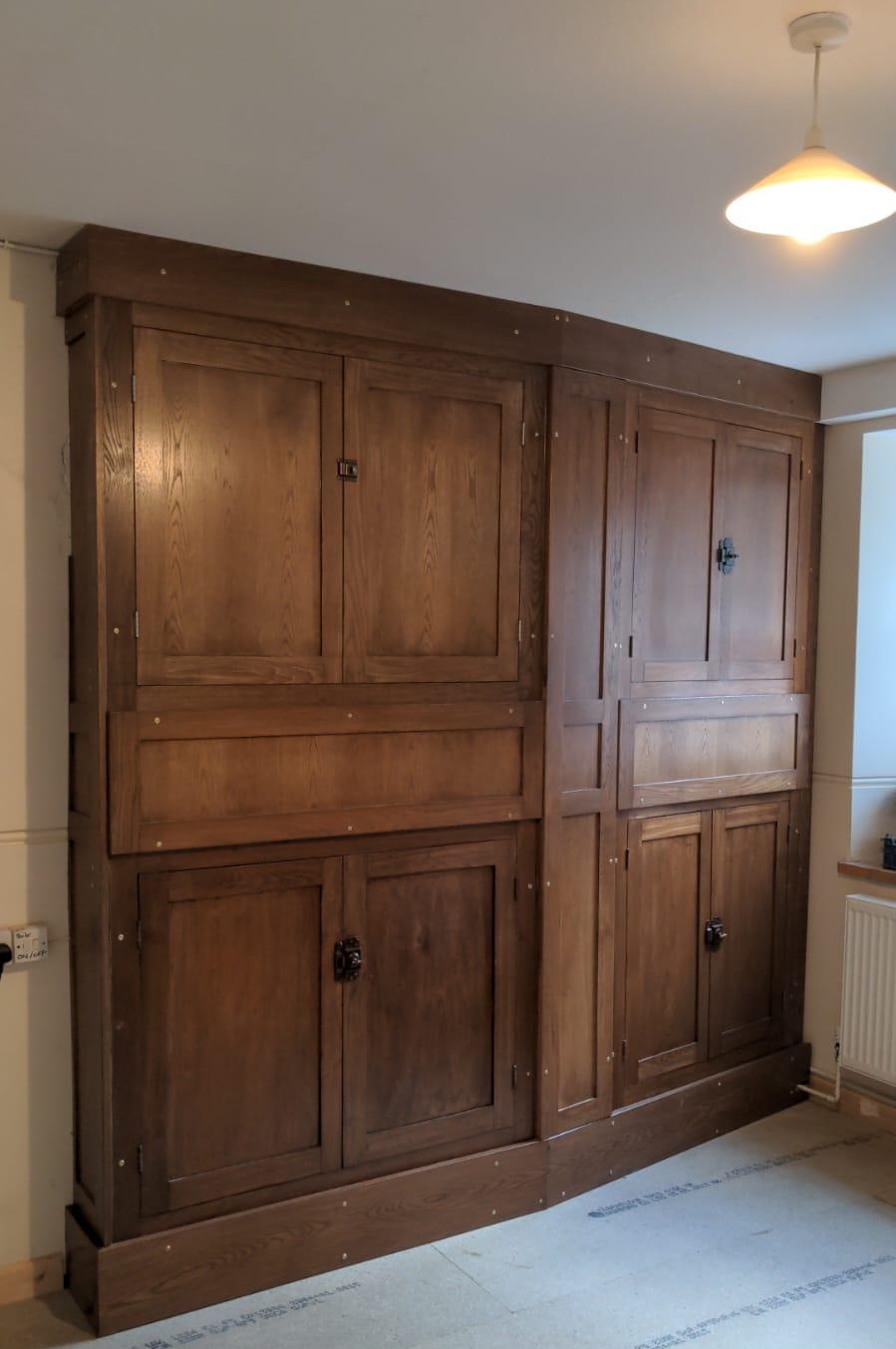 Reclaimed Elm Doors Transformed into Timeless Storage